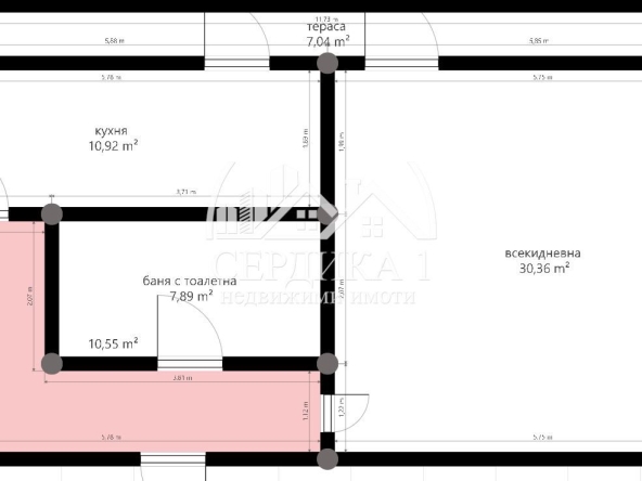 Едностаен апартамент в София, Илинден - 45 кв.м за 2218 €/кв.м - Снимка #1