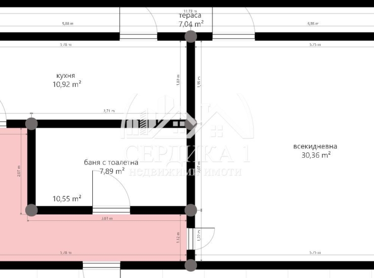 Едностаен апартамент в София, Илинден - 45 кв.м за 2218 €/кв.м - Снимка #1