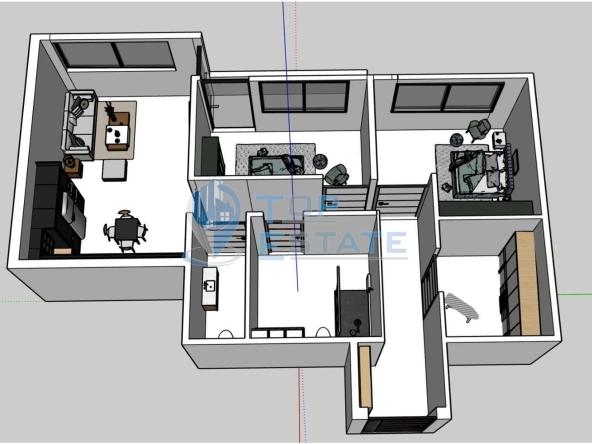 Тристаен апартамент в Велико Търново, Бузлуджа - 104 кв.м за 1000 €/кв.м - Снимка #1
