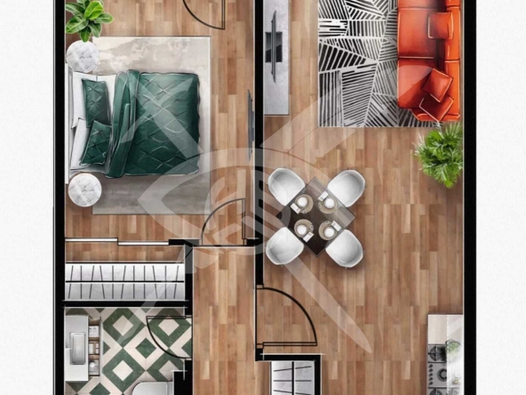 Двустаен апартамент в Банкя - 68 кв.м за 1839 €/кв.м - Снимка #1