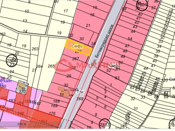 Парцел в с. Горни Богров, Област София-град - 1300 кв.м за 70 €/кв.м - Снимка #1