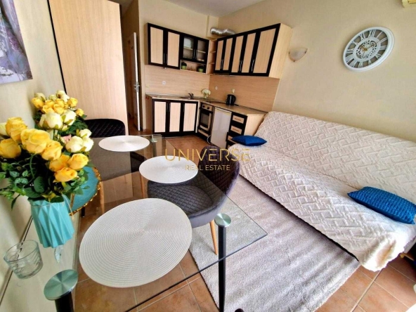 Едностаен апартамент в с. Равда, Област Бургас - 37 кв.м за 1487 €/кв.м - Снимка #1