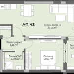 Двустаен апартамент в Пловдив, Христо Смирненски - 74 кв.м за 1414 €/кв.м - Снимка #1