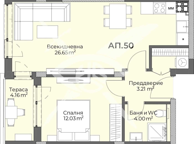 Дава се под наем Двустаен апартамент в Пловдив, Христо Смирненски - 75 кв.м за 96993 € - Снимка #1