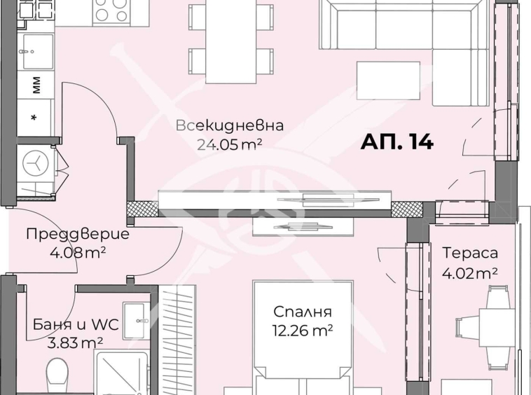 Дава се под наем Двустаен апартамент в Пловдив, Христо Смирненски - 68 кв.м за 94948 € - Снимка #1