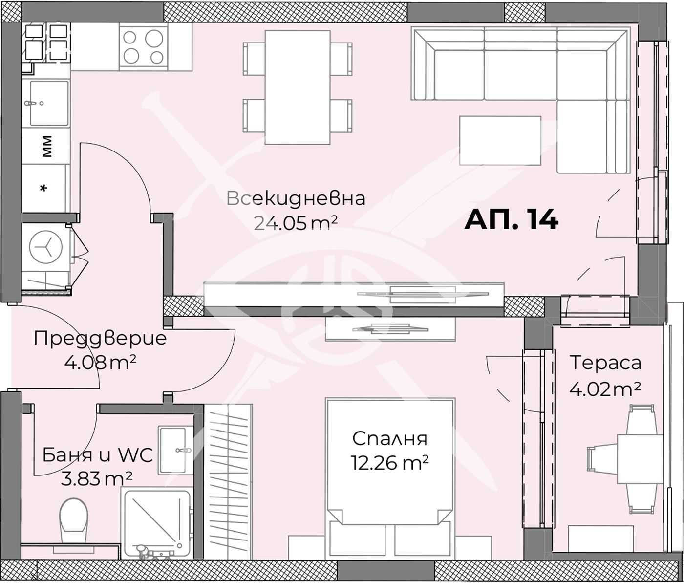 Дава се под наем Двустаен апартамент в Пловдив, Христо Смирненски - 68 кв.м за 94948 € - Снимка #1