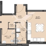 Тристаен апартамент в Берковица - 112 кв.м за 1518 €/кв.м - Снимка #1