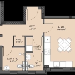 Тристаен апартамент в Пловдив, Остромила - 112 кв.м за 805 €/кв.м - Снимка #1