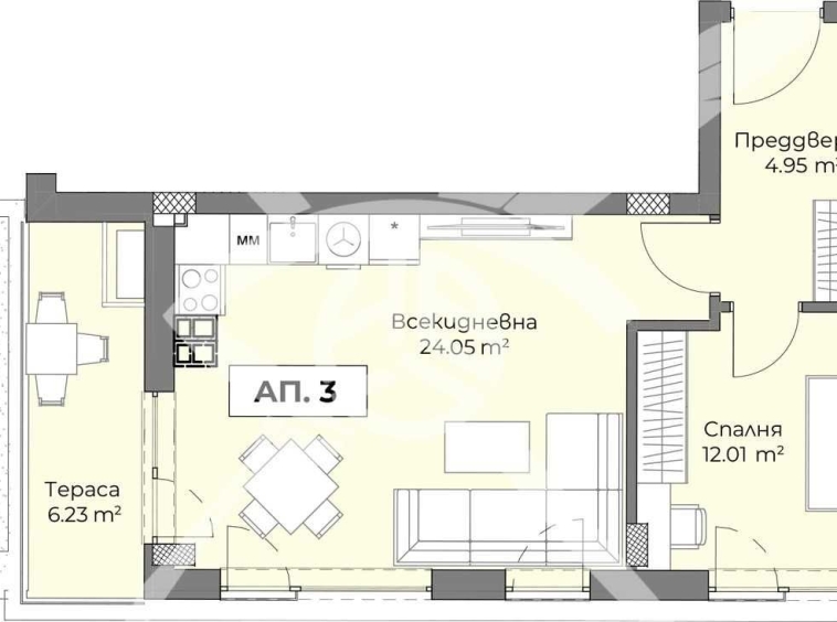 Дава се под наем Двустаен апартамент в Пловдив, Христо Смирненски - 77 кв.м за 103639 € - Снимка #1