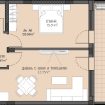 Двустаен апартамент в Пловдив, Остромила - 63 кв.м за 985 €/кв.м - Снимка #1