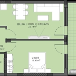 Двустаен апартамент в Пловдив, Остромила - 63 кв.м за 1112 €/кв.м - Снимка #1