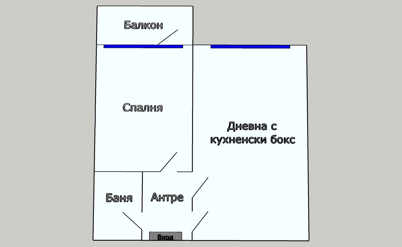 Двустаен апартамент в София, Красна поляна 3 - 48 кв.м за 1834 €/кв.м - Снимка #1