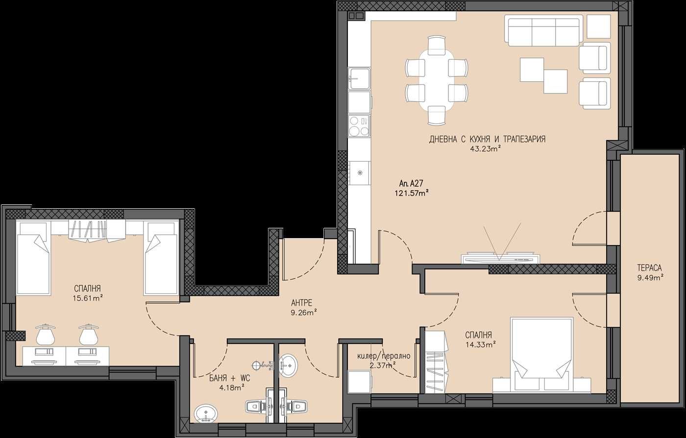 Тристаен апартамент в Пловдив, Остромила - 138 кв.м за 812 €/кв.м - Снимка #1