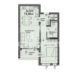 Двустаен апартамент в София, Люлин 5 - 74 кв.м за 1452 €/кв.м - Снимка #1