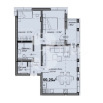 Тристаен апартамент в София, Люлин 5 - 99 кв.м за 1298 €/кв.м - Снимка #1