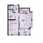 Двустаен апартамент в София, Люлин 5 - 71 кв.м за 1306 €/кв.м - Снимка #1