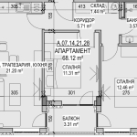Тристаен апартамент в Стара Загора, Казански - 78 кв.м за 1308 €/кв.м - Снимка #1