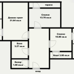 Тристаен апартамент в Варна, Виница - 116 кв.м за 1380 €/кв.м - Снимка #1
