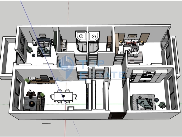 Четиристаен апартамент в Велико Търново, Бузлуджа - 135 кв.м за 1002 €/кв.м - Снимка #1