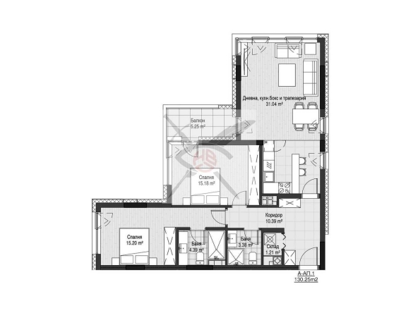 Тристаен апартамент в София, Витоша - 130 кв.м за 2193 €/кв.м - Снимка #1