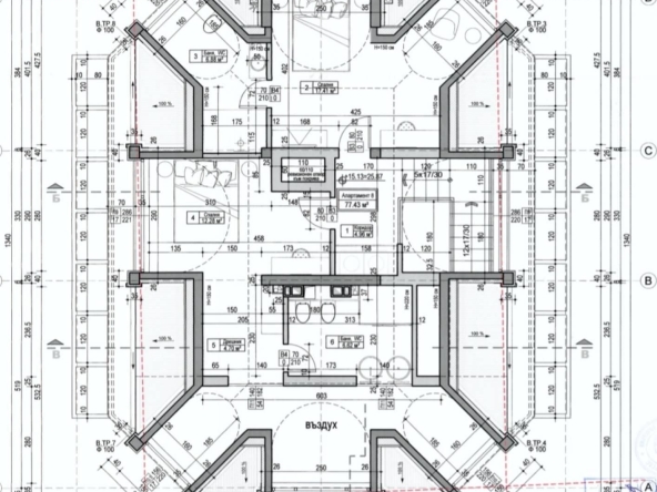 Мезонет в Бургас, Възраждане - 262 кв.м за 1718 €/кв.м - Снимка #1