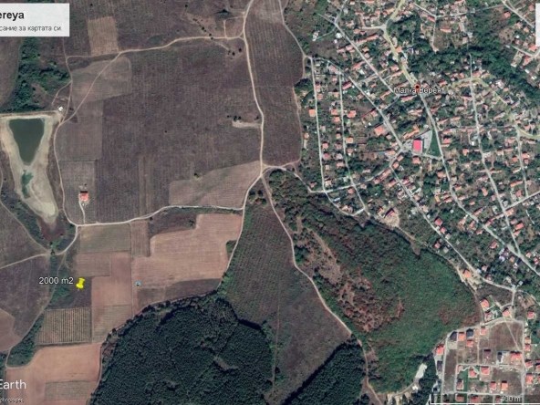 Парцел в с. Малка Верея, Област Стара Загора - 2000 кв.м за 10 €/кв.м - Снимка #1