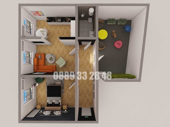 Двустаен апартамент в София, Център - 87 кв.м за 1828 €/кв.м - Снимка #1