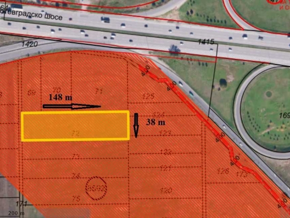 Парцел в София, Слатина - 5699 кв.м за 149 €/кв.м - Снимка #1