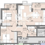 Тристаен апартамент в Бургас, Меден рудник - зона А - 90 кв.м за 1000 €/кв.м - Снимка #1