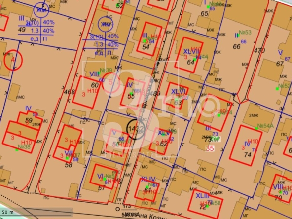 Парцел в София, Димитър Миленков - 1189 кв.м за 108 €/кв.м - Снимка #1