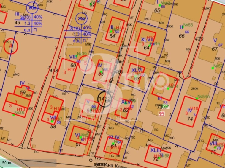 Парцел в София, Димитър Миленков - 1189 кв.м за 108 €/кв.м - Снимка #1