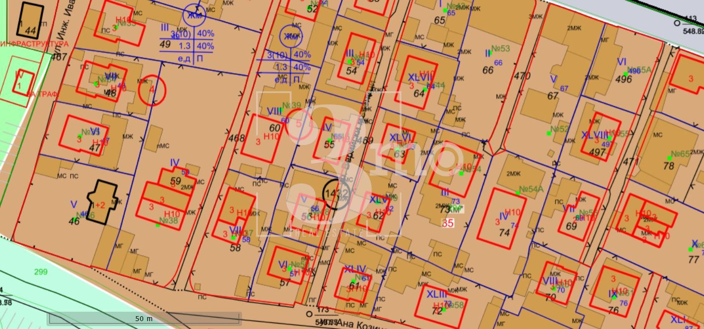 Парцел в София, Димитър Миленков - 1189 кв.м за 108 €/кв.м - Снимка #1