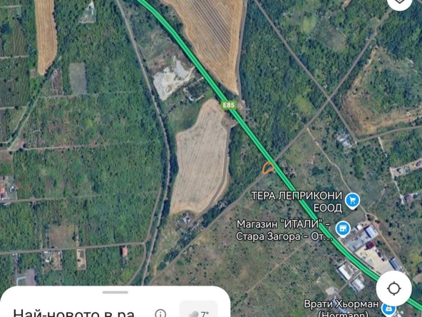 Парцел в Стара Загора, Аязмото - 1050 кв.м за 77 €/кв.м - Снимка #1