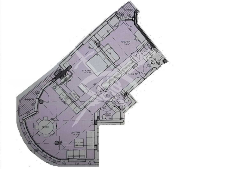 Тристаен апартамент в София, Лозенец - 138 кв.м за 3986 €/кв.м - Снимка #1
