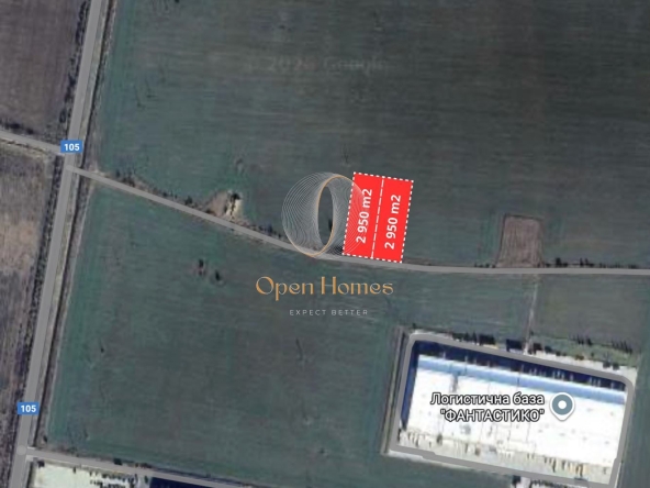 Парцел в Елин Пелин - 5900 кв.м за 50 €/кв.м - Снимка #1