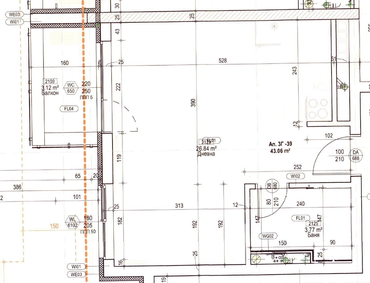 Едностаен апартамент в София, Банишора - 50 кв.м за 1031 €/кв.м - Снимка #1