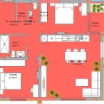 Тристаен апартамент в Асеновград - 110 кв.м за 900 €/кв.м - Снимка #1