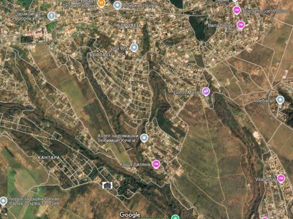 Парцел в Варна, м-т Боровец - юг - 596 кв.м за 21 €/кв.м - Снимка #1