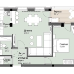 Двустаен апартамент в София, Красно село - 70 кв.м за 1471 €/кв.м - Снимка #1