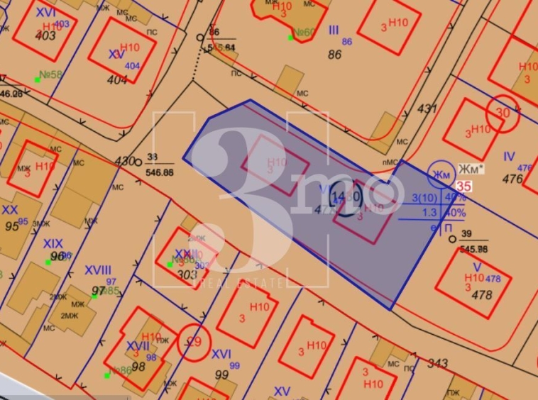 Парцел в София, Абдовица - 1170 кв.м за 90 €/кв.м - Снимка #1