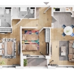 Тристаен апартамент в Пловдив, Тракия - 97 кв.м за 1753 €/кв.м - Снимка #1