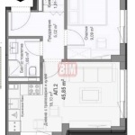 Едностаен апартамент в Пловдив, Център - 53 кв.м за 628 €/кв.м - Снимка #1