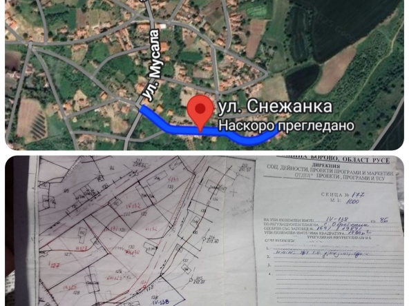 Парцел в Русе, Дружба 3 - 1060 кв.м за 8 €/кв.м - Снимка #1