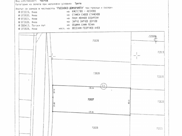 Земеделски имот в с. Лесново, Област София-област -  кв.м за 21 €/дка - Снимка #1