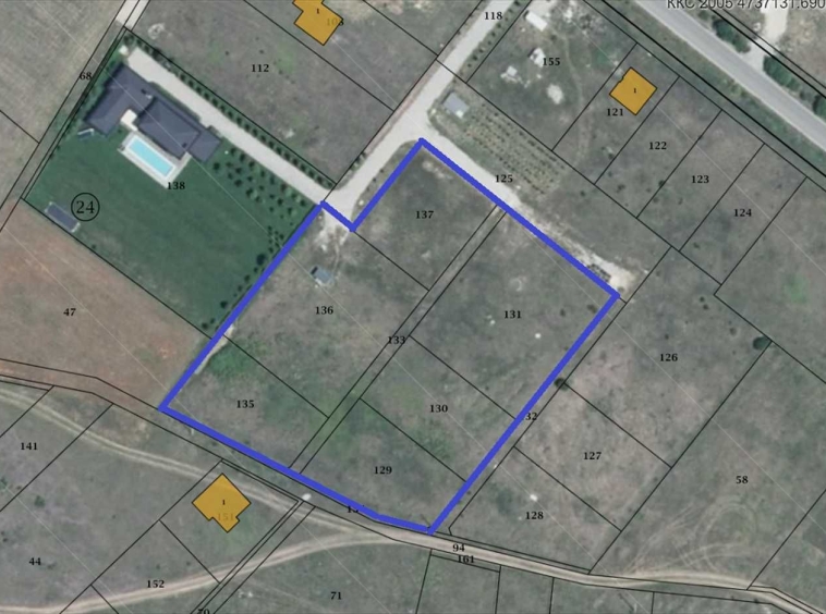 Парцел в с. Гурмазово, Област София-област - 7884 кв.м за 47 €/кв.м - Снимка #1