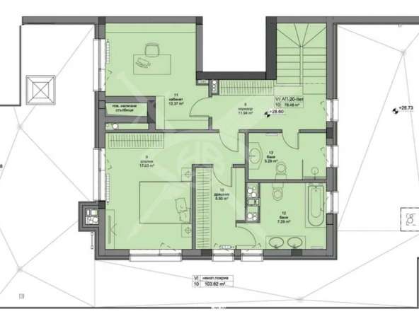 Мезонет в София, Кръстова вада - 217 кв.м за 3312 €/кв.м - Снимка #1