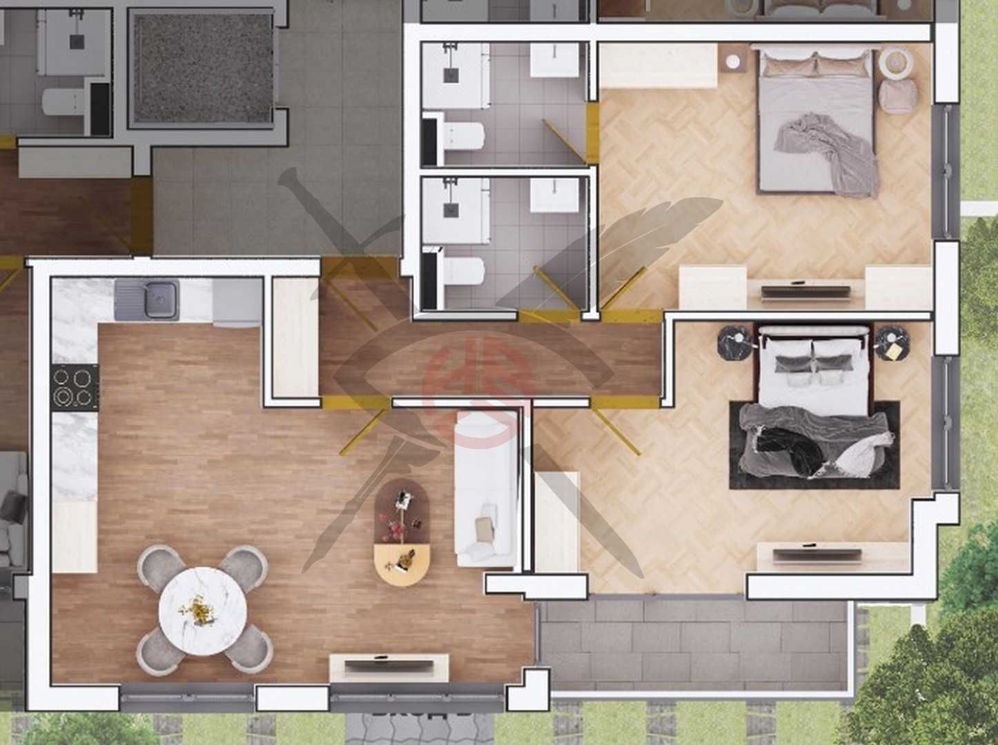 Тристаен апартамент в София, Люлин 9 - 108 кв.м за 1850 €/кв.м - Снимка #1