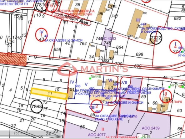 Парцел в с. Горни Богров, Област София-град - 1073 кв.м за 70 €/кв.м - Снимка #1