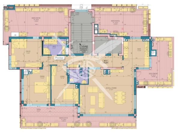 Четиристаен апартамент в София, Хладилника - 181 кв.м за 3131 €/кв.м - Снимка #1