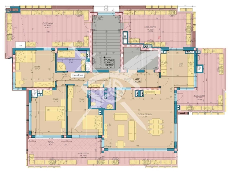 Четиристаен апартамент в София, Хладилника - 181 кв.м за 3131 €/кв.м - Снимка #1